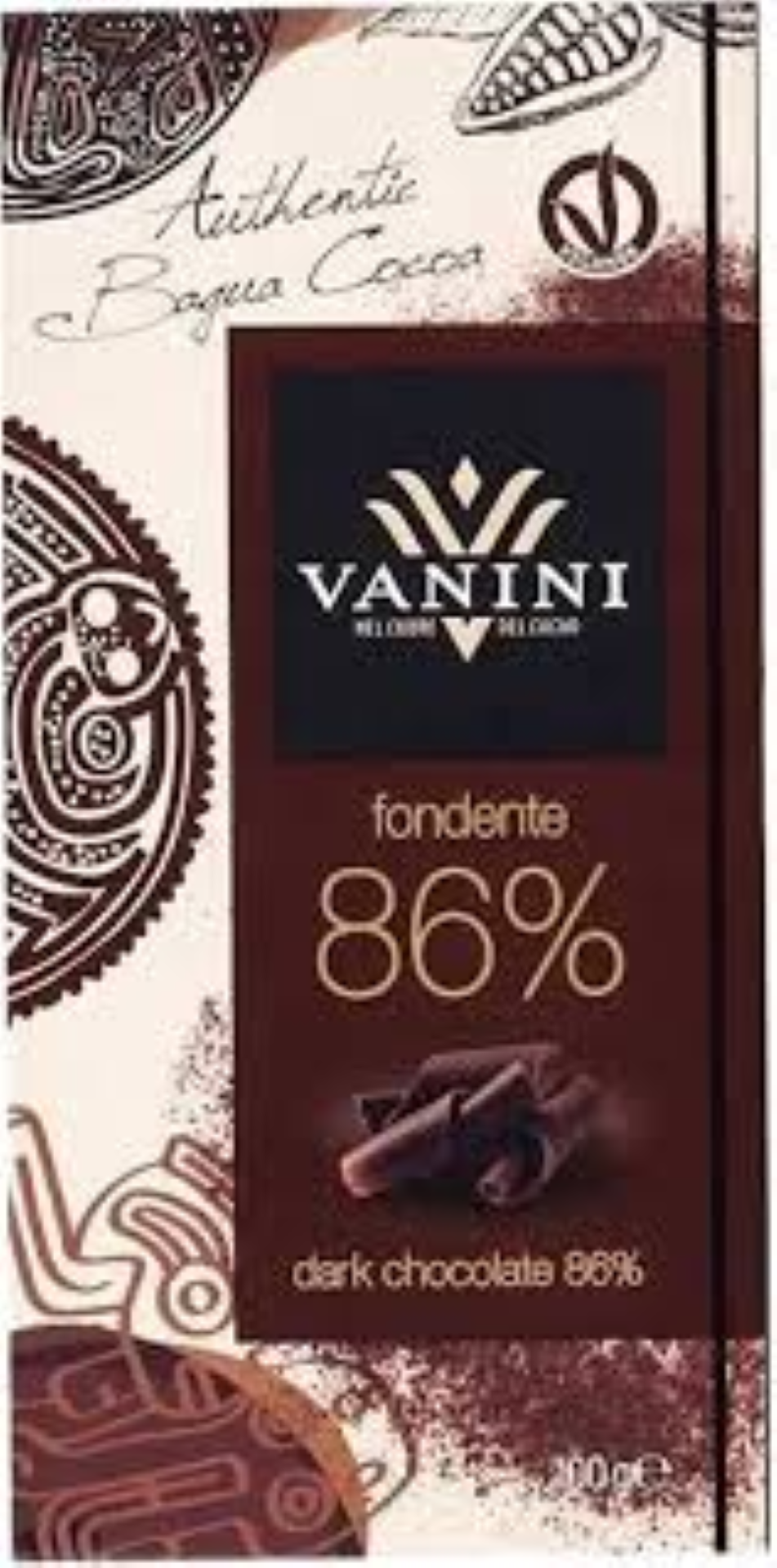 VANINI DARK 86% CHOC BAR 100G